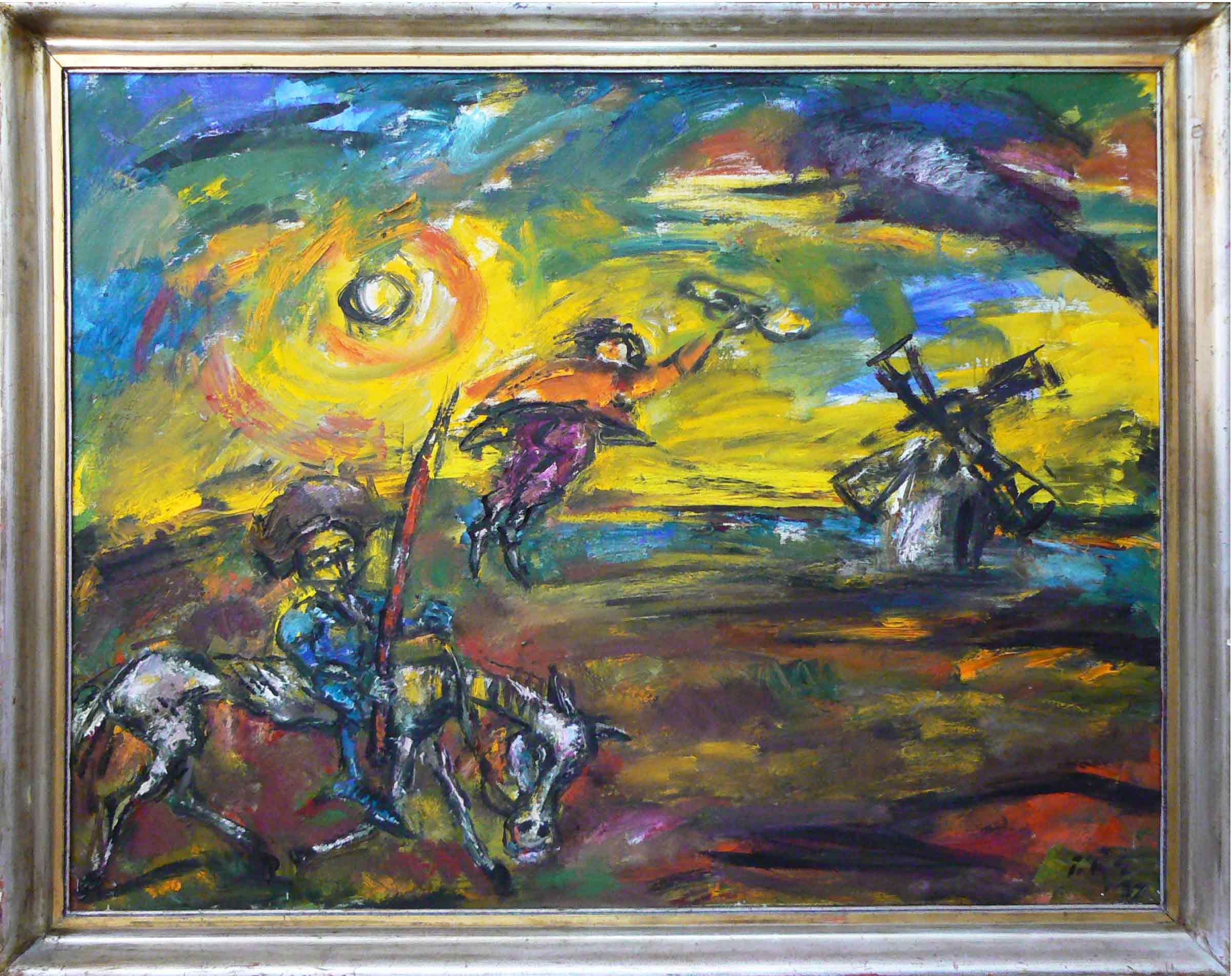 Don Quijote – Tóth Ernő olajfestménye