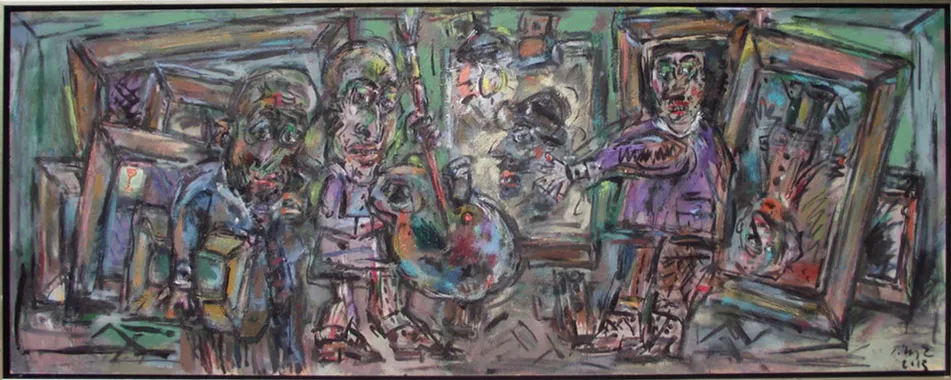 George Gross műtermében – Tóth Ernő