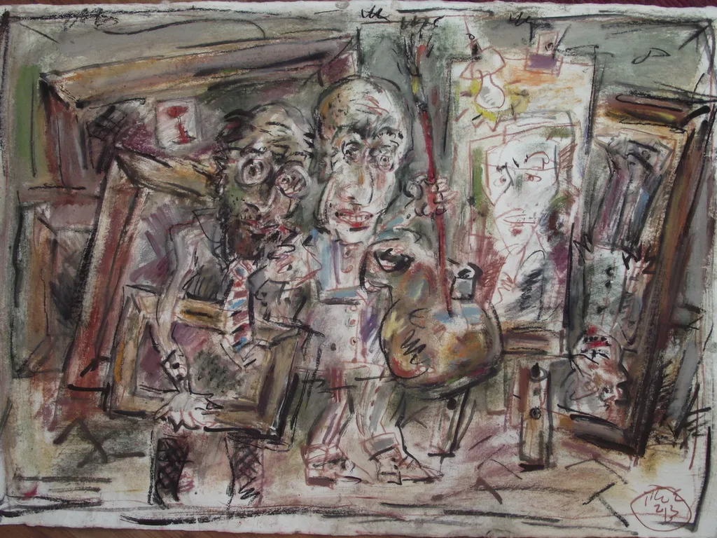 George Gross műtermében 2 – Tóth Ernő